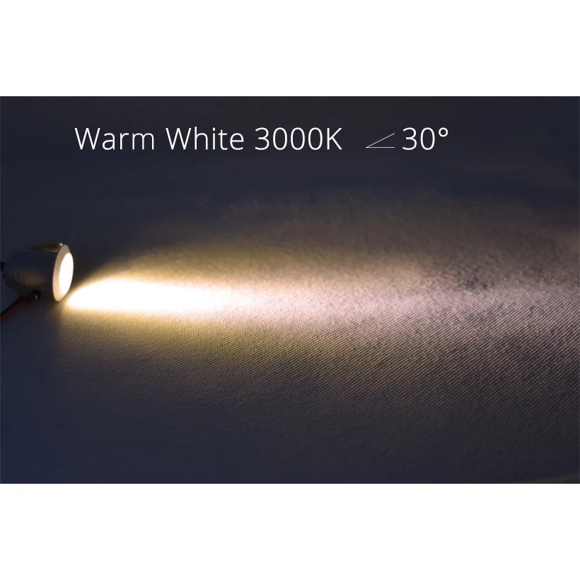 spot led intérieur moderne 1w noir blanc argent 20mm 12v 265v led driver