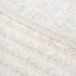 coussins décoratifs carrés rayés peluche douce moderne gris blanc cassé 45x45cm