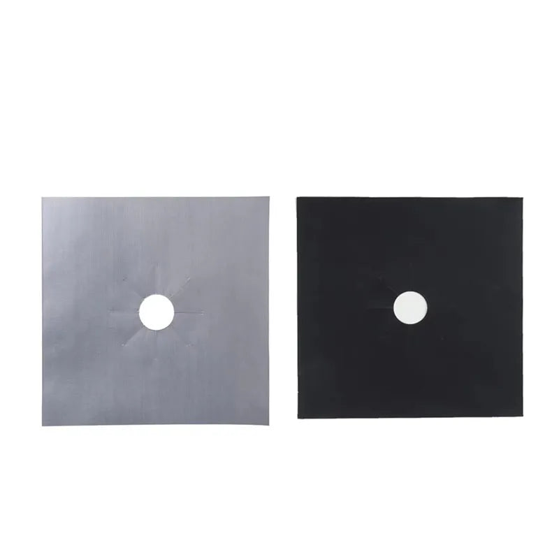 protège plaque cuisinière adhésif gris noir lisse moderne non stick réutilisable eco friendly