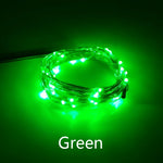 Guirlande lumineuse LED fil cuivre 12V multicolore 5M 10M 50 100 LEDs moderne