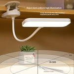 lampe moderne rechargeable led blanc clipser étudiant chambre dormir étude USB