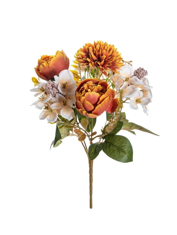 bouquet fleurs artificielles rose blanches mariage décoration intérieure moderne élégant anniversaire baby shower