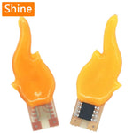 lampe led flamme forme stylisée orange moderne 2200k décoration fête camping maison