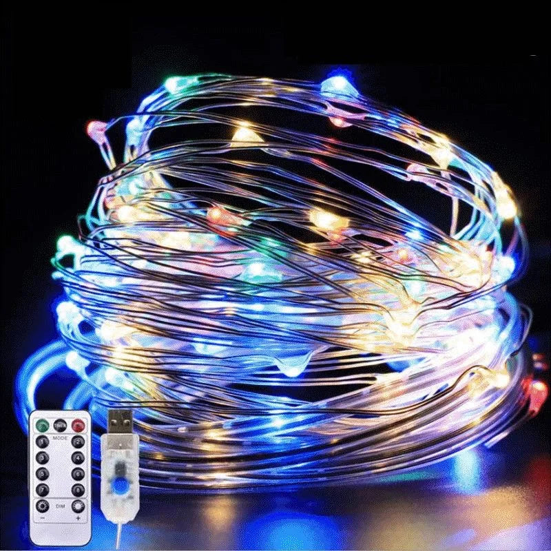 guirlande lumineuse led multicolore moderne 10m 20m adhésif imperméable contrôleur