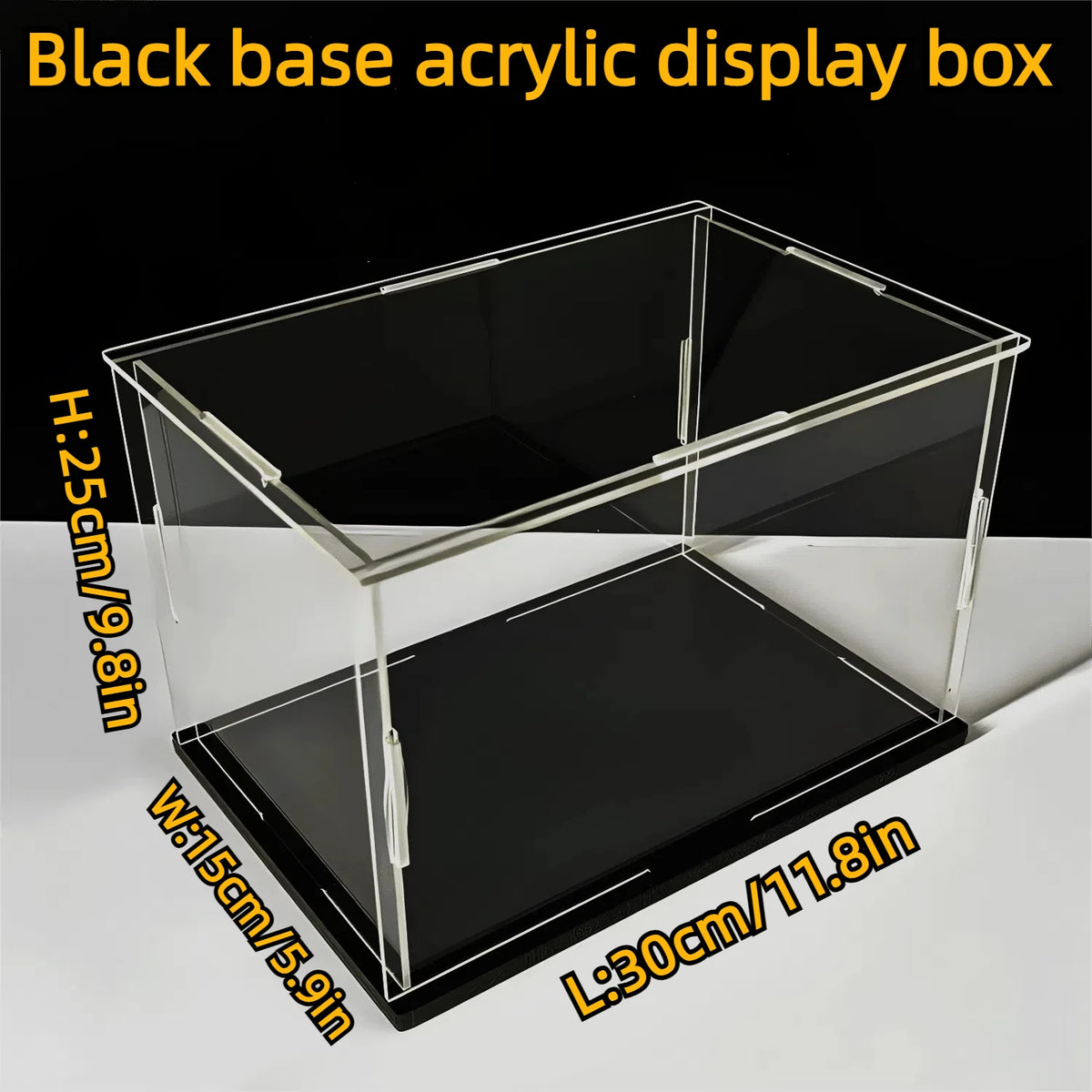 présentoir acrylique transparent moderne clips boîte protection collection organisateur stockage figurines jouets