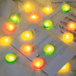 guirlande lumineuse citron verte moderne décoration intérieure noël anniversaire féerique led opaque