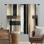 rideau tubulaire moderne pièces polyester opaque motif géométrique gris fenêtre chambre bureauhôtel