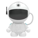 projecteur d'étoiles astronaute galaxie blanc moderne 12 disques projection flux lumineux nébulose chambre enfant