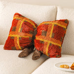 housse coussin polyester multicolore motifs automne décoration intérieure moderne 45x45cm 30x50cm