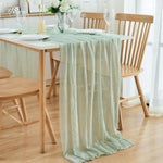 table cuisine chemin table beige rose classique opaque polyester 80x300 cm farmhouse