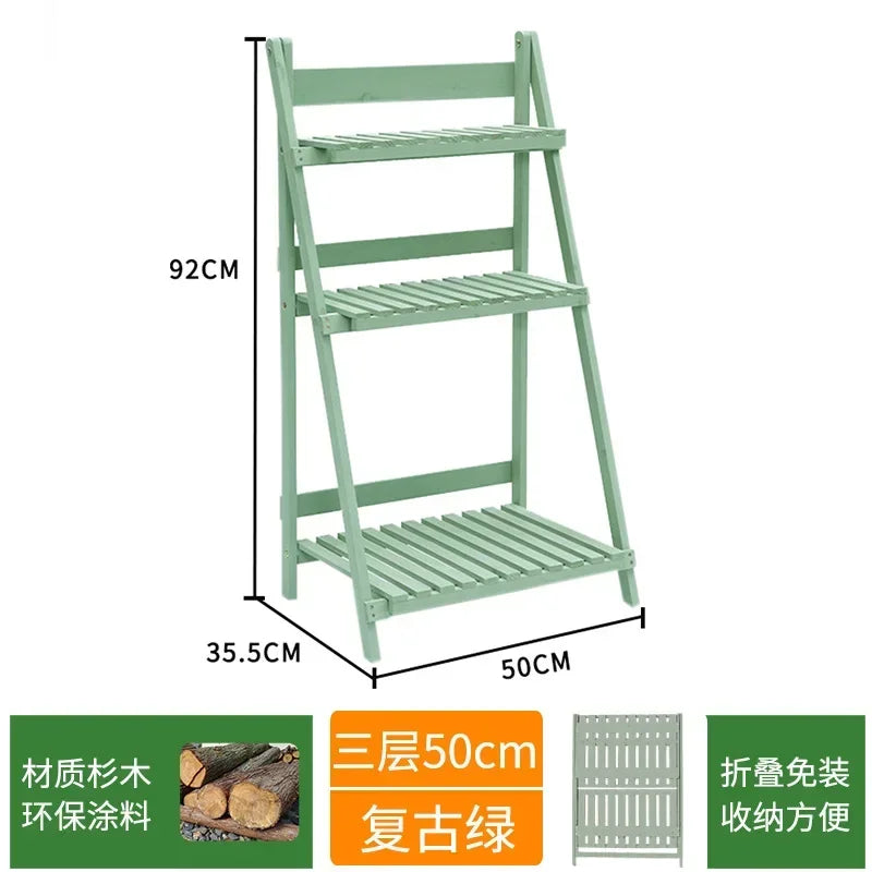 étagère pliable bois trois niveaux brun foncé moderne rustique visagementère pliable bois trois niveaux