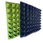 porte plantes mural vert texture feutre moderne fixations grilles plantes succulentes deco maison