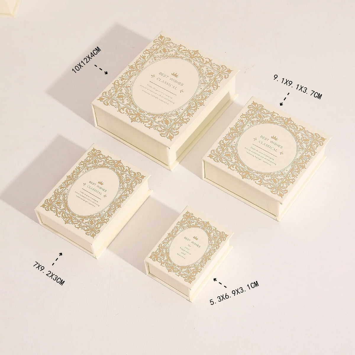 boîte bijoux carton luxe livre couvercle rabattable rangement colliers bagues