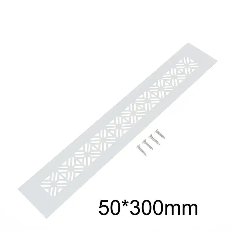 grille ventilation meuble motif géométrique moderne adhésif marron noir blanc