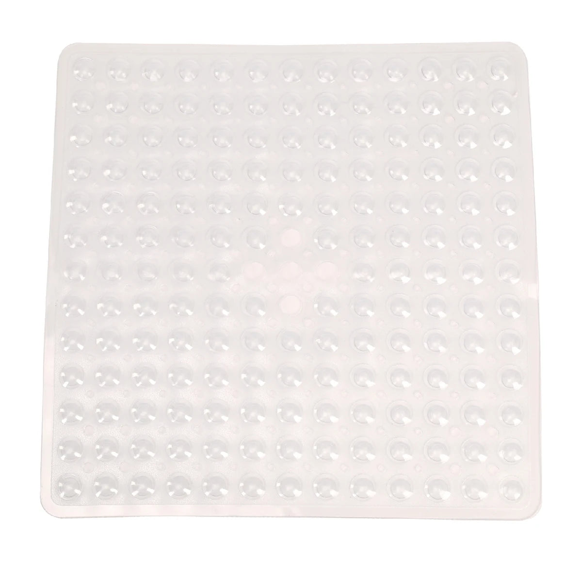 tapis bain antidérapant gris moderne perforations taches blanches opacité suction lavable machine