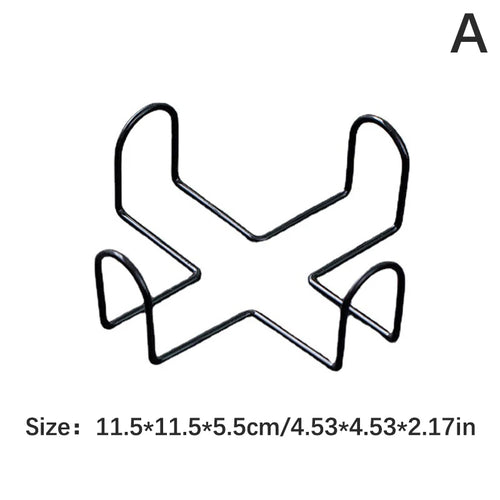 supports modernes sous verre noir doré motifs marbrés tasses thé napperons rangement table cuisine