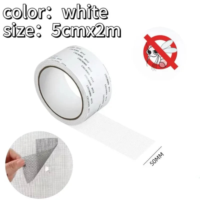 ruban moustiquaire adhésif réparation écran fenêtre porte anti moustiques patch réparation trous self adhesive