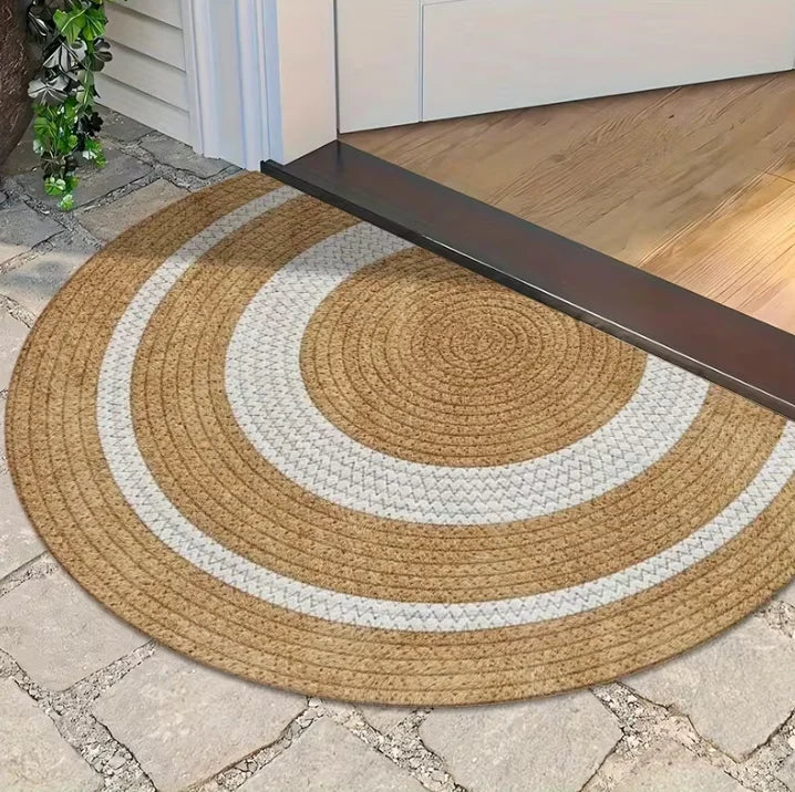 tapis moderne spirale antidérapant résistant décoloration facile nettoyage polyester extérieur salon