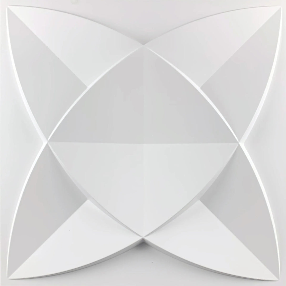 panneau mural 3D blanc motif géométrique moderne imperméable résistant humidité anti moisissure anti fumée