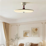 lampe moderne vintage texture bois dentelle marron blanc rouge