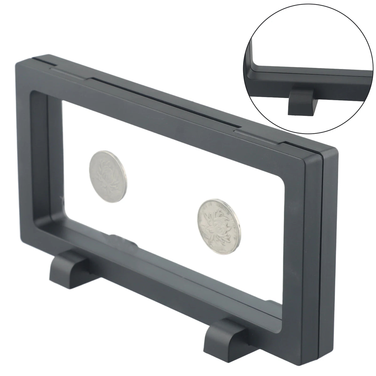 présentoir pièces monnaie transparent moderne minimaliste rangement bijoux capacité grande respectueux environnement