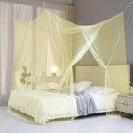filet lit transparent moderne polyester coton blanc rose bleu violet jaune camping chambre coucher