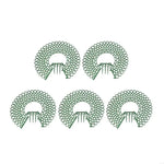 support fraisiers vert moderne grille géométrique opacité hauteur 4cm 26cm large