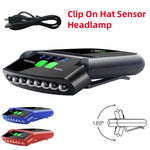 lampe torche rechargeable led pinces casquette camping pêche mode geste quatre niveaux lumière moderne