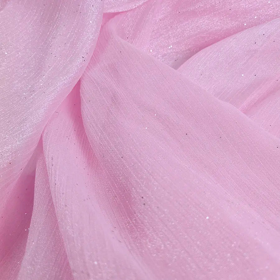 tulle paillettes dorées bleu nuit noir translucide élégant mariage robe jupes cérémonie glamour polyester