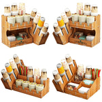 support tasse bambou bois naturel accessoires bar salon thé moderne