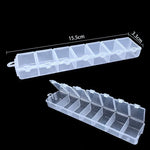 boîtes rangement bijoux transparentes compartiments clips modernes organisation bagues boucles d'oreilles