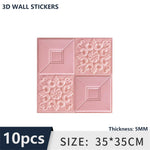 sticker mural 3d adhésif motif floral moderne jaune gris bleu clair rose marron blanc