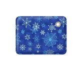 tapis refroidissement chien bleu clair flocons neige moderne gel polymère doux