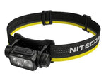 lampe frontale rechargeable led noir jaune bande élastique réglable course running búsqueda