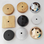 boutons ronds noirs blancs bois dorés argentés classique fixations bricolageintérieur décoration éclairage