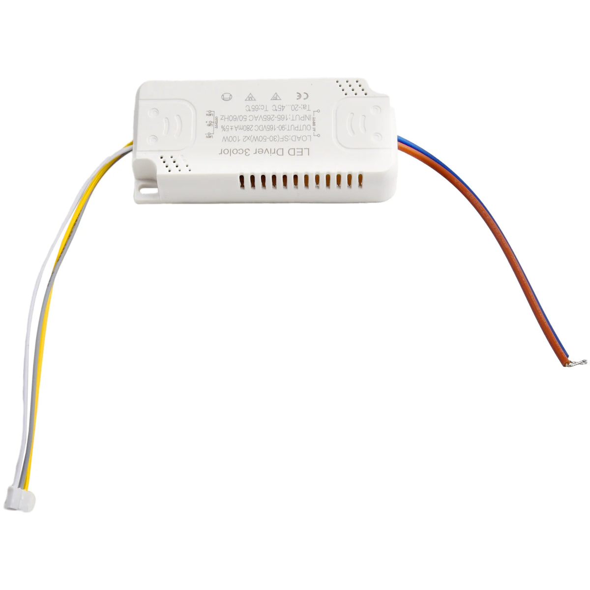 adaptateur led couleurs blanc moderne 2040w 3650w 4060w 5070w 824w