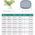 support plante moderne plateau antidérapant blanc gris robusteintérieur roue stable transporte plantes facilement