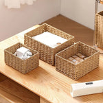 paniers tissage osier beige marron rouge vin vert bleu rustique naturel respectueux environnement