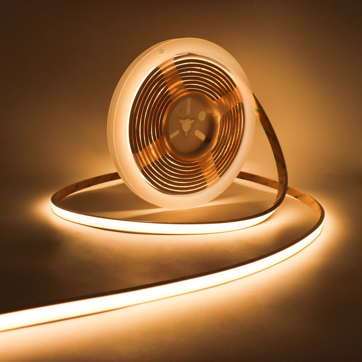 Ruban led cob blanc 3000k 4000k 6000k ip68 étanche 12v 24v adhésif lisse moderne
