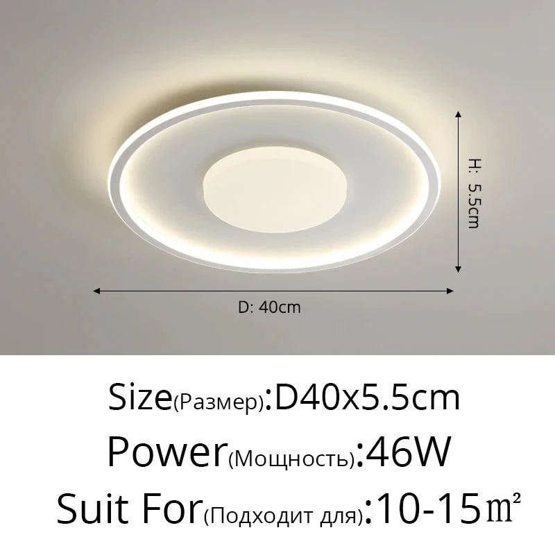 plafonnier led moderne blanc rectangulaire ovale nuage sans télécommande