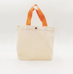 sac main toile beige uni opaque décontracté océans visible sans fente pliante