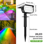 projecteurs solaires led extérieurs étanches ip65 autonomes contemporains jardin voie verteurgence minimaliste noir