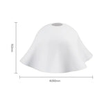 abat jour blanc moderne tringle 215mm 42mm 270mm 140mm 270mm 110mm doux opaque