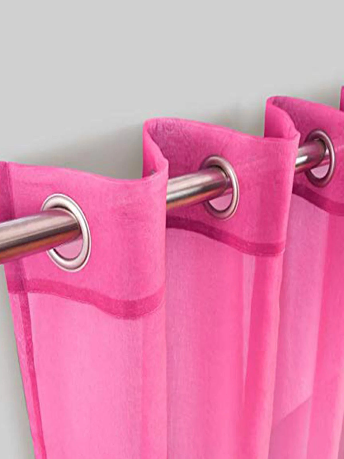 rideau dégradé rose violet moderne polyester translucide fenêtre chambre salon