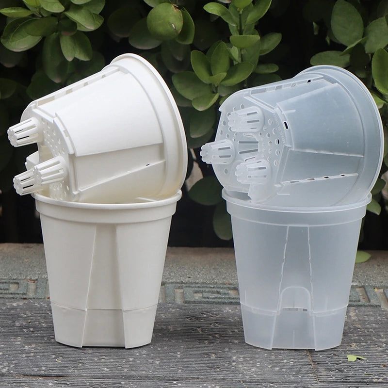 pots plantes autoarrosants transparents moderne grille taille absorbant chassis moderne