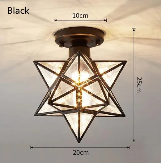 lampe moderne cristal noir doré transparent rayures horizontales