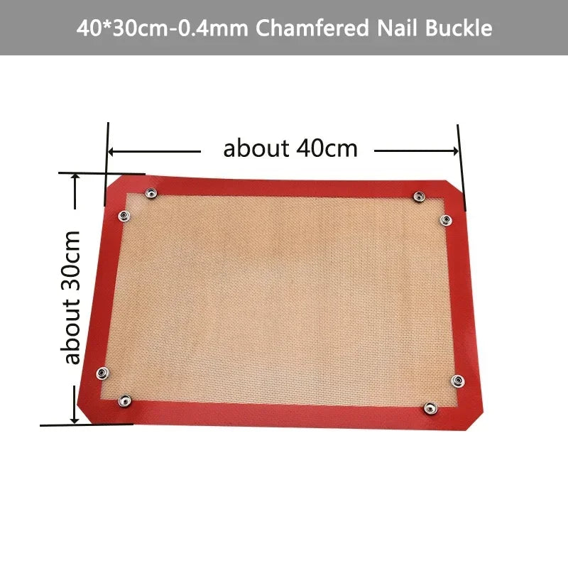 tapis cuisson silicone matelas beig noir texture tissée boucles haute température antiadhésif moderne