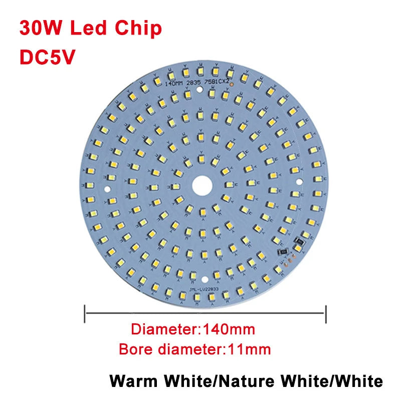 plaque led 5w 6w 10w 30w bleu blanc moderne diodes smd 5730 câble usb
