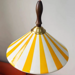 lampe suspendue vert blanc rayures moderne chambre salon restaurant étudié echangement ampoule