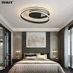 plafonnier led moderne blanc noir chambre salon adjustable